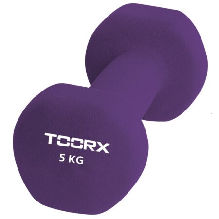 Βαράκι Neoprene 5kg Μωβ Toorx - Image 1