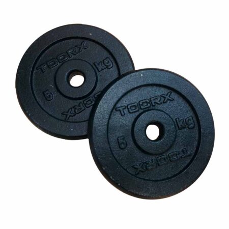 Μαύρος Μαντεμένιος Δίσκος 5 kg Ø25mm Toorx - Image 1