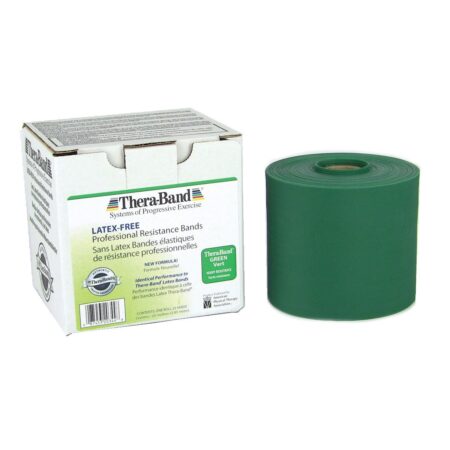 ΛΑΣΤΙΧΑ ΓΥΜΝΑΣΤΙΚΗΣ THERABAND 22m LATEX FREE ΠΡΑΣΙΝΟ/ HEAVY 50344 - Image 1