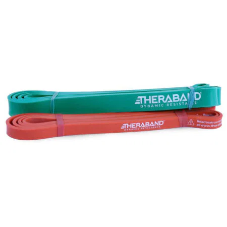 ΣΕΤ ΤΩΝ 2 THERABAND ΛΑΣΤΙΧΑ ΓΥΜΝΑΣΤΙΚΗΣ LOOP POWER BAND (LIGHT + MEDIUM) 7KG+11KG14951 Theraband - Image 1