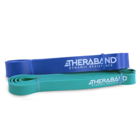ΣΕΤ ΤΩΝ 2 THERABAND ΛΑΣΤΙΧΑ ΓΥΜΝΑΣΤΙΚΗΣ LOOP POWER BAND (MEDIUM + HEAVY) 11KG+16KG)14952 Theraband - Image 1