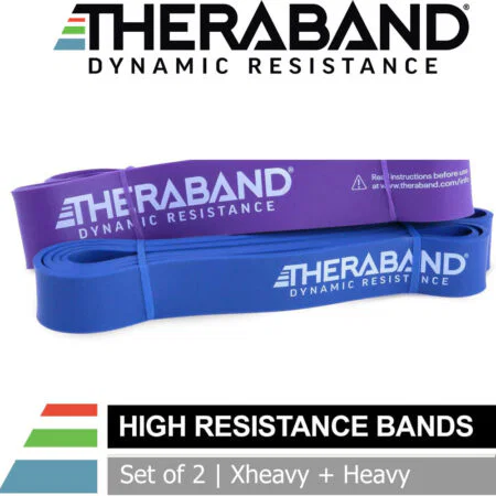 ΣΕΤ ΤΩΝ 2 THERABAND ΛΑΣΤΙΧΑ ΓΥΜΝΑΣΤΙΚΗΣ LOOP POWER BAND (HEAVY + XHEAVY) 16KG & 23KG14953 Theraband - Image 2