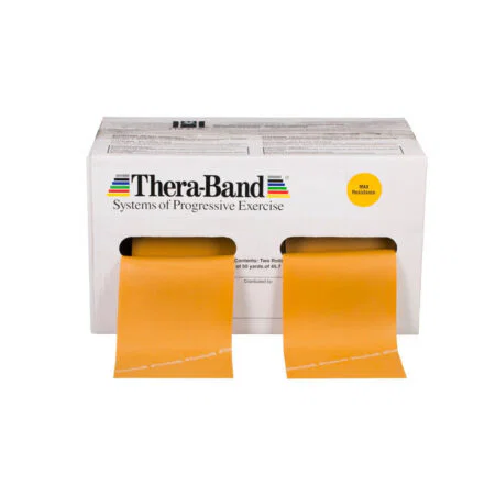 ΛΑΣΤΙΧΑ ΓΥΜΝΑΣΤΙΚΗΣ THERABAND 45,5m LATEX ΧΡΥΣΟ/ MAX50180 Theraband - Image 1