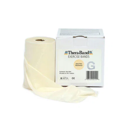 ΛΑΣΤΙΧΑ ΓΥΜΝΑΣΤΙΚΗΣ THERABAND 45.5m LATEX ΜΠΕΖ / EXTRA THIN50110 Theraband - Image 1