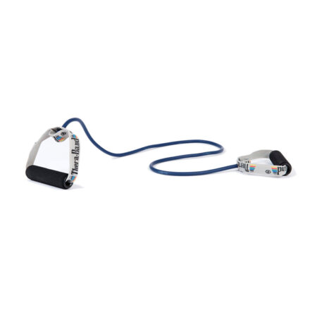 Σωληνωτό Λάστιχο Αντίστασης (Body Trainer Tubes) με Μαλακές Λαβές Μπλε - Έξτρα σκληρό 21724 Theraband - Image 1
