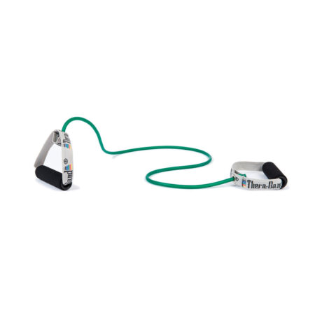 Σωληνωτό Λάστιχο Αντίστασης (Body Trainer Tubes) με Μαλακές Λαβές Πράσινο - Σκληρό 21723 Theraband - Image 1