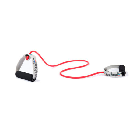 Σωληνωτό Λάστιχο Αντίστασης (Body Trainer Tubes) με Μαλακές Λαβές Κόκκινο - Medium 21722 Theraband - Image 1