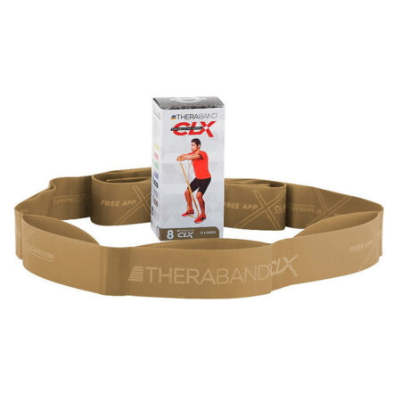 ΛΑΣΤΙΧΑ ΓΥΜΝΑΣΤΙΚΗΣ THERABAND CLX 2.2m ΧΡΥΣΟ 13225 - Image 1