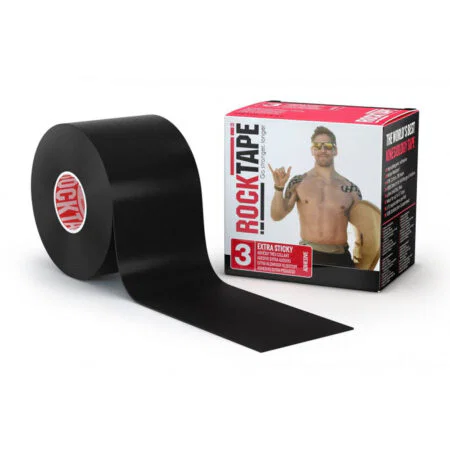 ROCKTAPE KINESIOLOGY TAPE H2O (5 CM. X 5 M.) BLACKRTP21614 - Image 1
