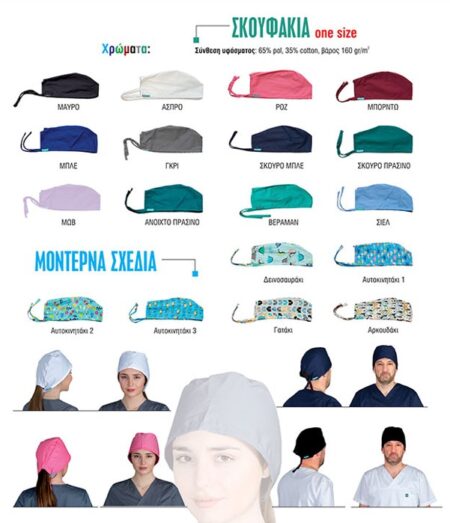 Ιατρικό σκουφάκι Unisex - Image 4