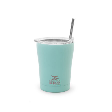 ESTIA ΘΕΡΜΟΣ COFFEE MUG SAVE THE AEGEAN 350ml BERMUDA GREENESTIA01-12106 ESTIA
