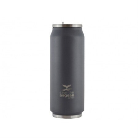 ESTIA ΘΕΡΜΟΣ TRAVEL CUP SAVE THE AEGEAN 500ml MIDNIGHT BLACKESTIA01-7843 ESTIA