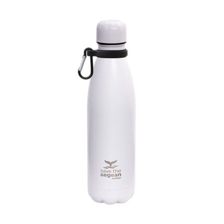 ESTIA ΘΕΡΜΟΣ TRAVEL FLASK SAVE THE AEGEAN 500ml MATTE WHITEESTIA01-9014 ESTIA - Image 3