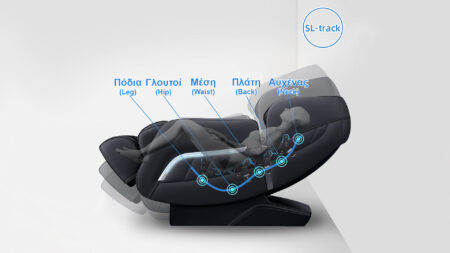 Πολυθρόνα μασάζ Life Care by i-Rest SL-A307-8 (Καφέ) - Image 4