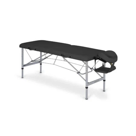 HABYS AERO ΚΡΕΒΑΤΙ ΜΑΣΑΖ ΣΠΑΣΤΟ ΑΛΟΥΜΙΝΙΟΥ  60CM ΜΑΥΡΟHAB-AERS60BLA Habys - Image 1