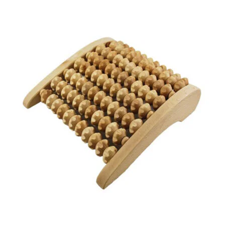 MADEROTHERAPY ΞΥΛΙΝΗ ΒΑΣΗ ΜΑΣΑΖ ΠΟΔΙΩΝ 7 ΡΟΛΩΝMTi0001 MADEROTHERAPY - Image 1