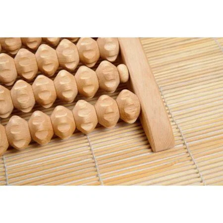 MADEROTHERAPY ΞΥΛΙΝΗ ΒΑΣΗ ΜΑΣΑΖ ΠΟΔΙΩΝ 7 ΡΟΛΩΝMTi0001 MADEROTHERAPY - Image 2