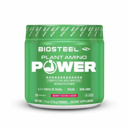 BIOSTEEL PLANT AMINO POWER BCAA+ / BERRY FUSION - 210G 30 ΜΕΡΙΔΕΣBSPAPBBF BIOSTEEL - Image 1