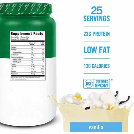 BIOSTEEL PLANT-BASED PROTEIN / ΒΑΝΙΛΙΑ - 825G 25 ΜΕΡΙΔΕΣBSPBPVAN BIOSTEEL - Image 2