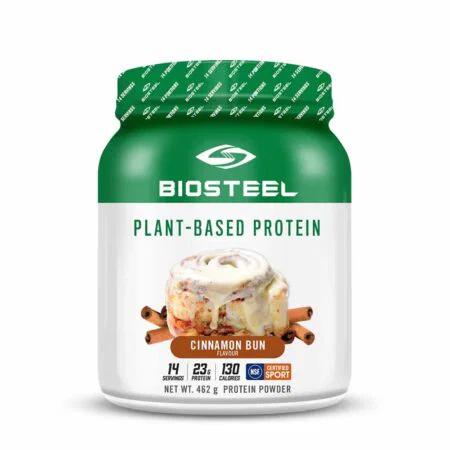 BIOSTEEL PLANT-BASED PROTEIN / CINNAMON BUN - 462G 14 ΜΕΡΙΔΕΣBSPBPCIN BIOSTEEL - Image 1