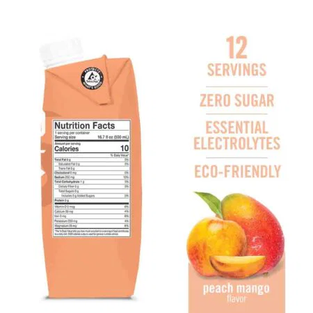 BIOSTEEL SPORTS DRINK / ΜΑΝΓΚΟ ΡΟΔΑΚΙΝΟ - 12 ΤΕΜΑΧΙΑBSSDPEA BIOSTEEL - Image 2