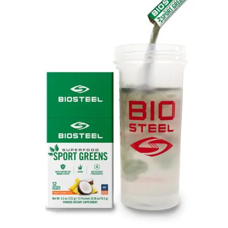 BIOSTEEL SPORT GREENS / ΑΝΑΝΑΣ ΚΑΡΥΔΑ - 122G 12 ΜΕΡΙΔΕΣBSSGPC12 BIOSTEEL - Image 2