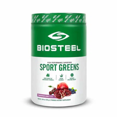 BIOSTEEL SPORT GREENS / ΜΟΥΡΟ ΡΟΔΙ - 306G 30 ΜΕΡΙΔΕΣBSSGPΒ30 BIOSTEEL - Image 1