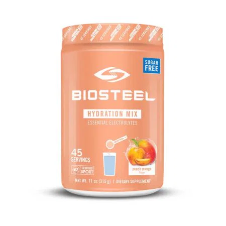 BIOSTEEL HYDRATION MIX / ΡΟΔΑΚΙΝΟ - ΜΑΝΓΚΟ - 45 ΜΕΡΙΔΕΣBSPEA45 BIOSTEEL - Image 1