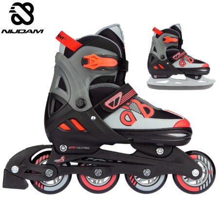 Nijdam Inline Skates - Παγοπέδιλα Combo "Red Raider" - Image 1