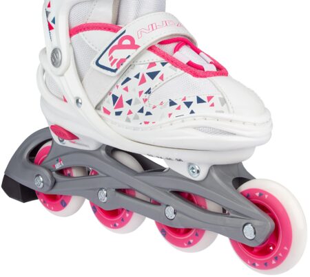 Nijdam Inline Skates Ρυθμιζόμενα "White Wedge" - Image 3