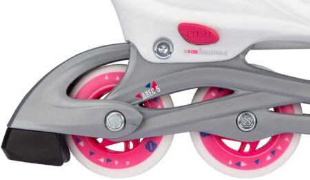 Nijdam Inline Skates Ρυθμιζόμενα "White Wedge" - Image 5
