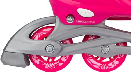 Nijdam Inline Skates Ρυθμιζόμενα 3-σε-1 "Floral Switch" - Image 5