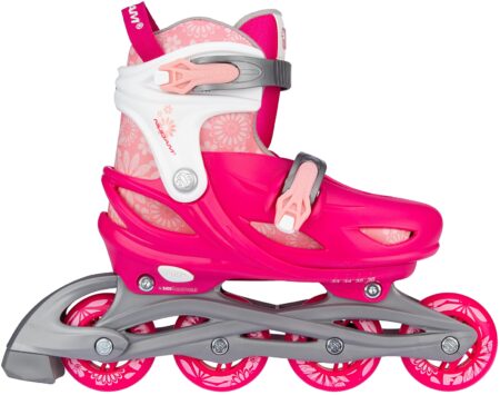 Nijdam Inline Skates Ρυθμιζόμενα 3-σε-1 "Floral Switch" - Image 7