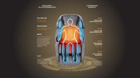 Πολυθρόνα Μασάζ Life Care by i-Rest SL-A307-8 (Καφέ) - Image 6