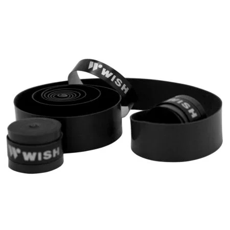 Ταινία Λαβής Ρακετών WISH Extra Overgrip Μαύρη2_42097 Wish - Image 1
