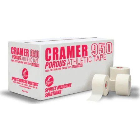 SPORTS TAPE ΑΘΛΗΤΩΝ - ΑΥΤΟΚΟΛΛΗΤΟΣ ΕΠΙΔΕΣΜΟΣ CRAMER  950 - ΛΕΥΚΟ 3.8CM * 13.7m ΤΕΜΑΧΙΟ480950 Cramer - Image 2