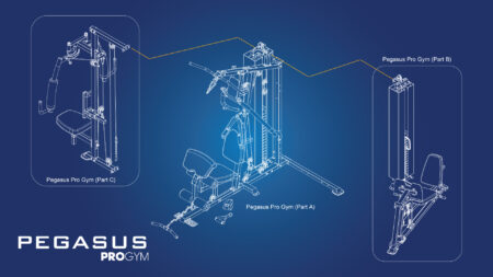 Pegasus® Pro Gym 3 Θέσεων MT-18504-ABC - Image 6