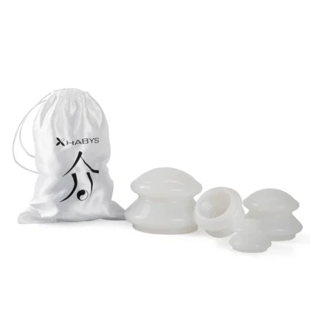 ΒΕΝΤΟΥΖΕΣ ΣΙΛΙΚΟΝΗΣ ΛΕΥΚΕΣ - 4 ΤΕΜΑΧΙΑ ΣΕΤ ΜΕ ΘΗΚΗ ΜΕΤΑΦΟΡΑΣHAB-SBW4 Habys - Image 1