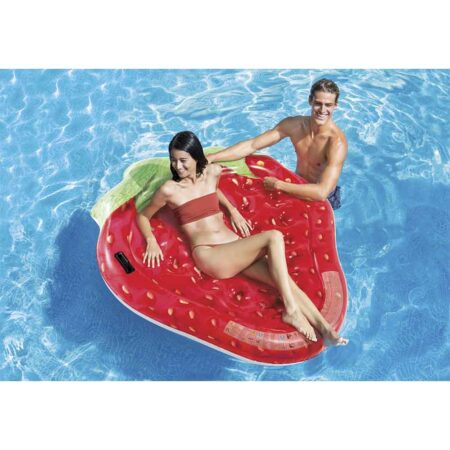 INTEX STRAWBERRY ISLAND ΦΟΥΣΚΩΤΟ ΣΤΡΩΜΑ ΘΑΛΑΣΣΗΣ ΜΕ ΧΕΙΡΟΛΑΒΕΣ ΣΕ ΚΟΚΚΙΝΟ ΧΡΩΜΑIN58781 Intex - Image 2