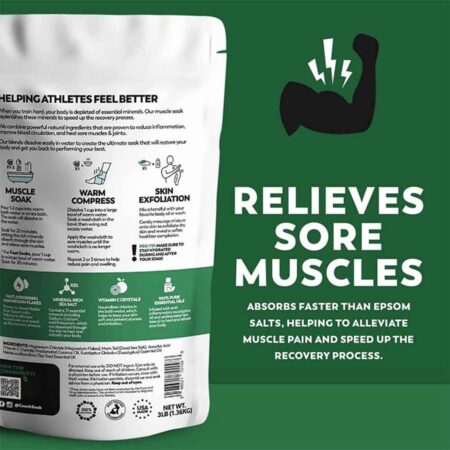 COACH SOAK MUSCLE RECOVERY BATH SOAK 1.36KG EUCALYPTUS TEA TREECSK/56156 Coach Soak - Image 2