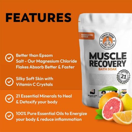 COACH SOAK MUSCLE RECOVERY BATH SOAK 1.36KG ENERGIZING CITRUSCSK/56159 Coach Soak - Image 3