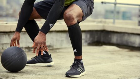 Adidas Compression Calf Sleeves (L/XL) - Image 2