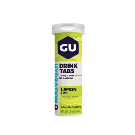 GU HYDRATION DRINK 12 TABLETS 56G LEMON LIMEGU002-270 GU - Image 1