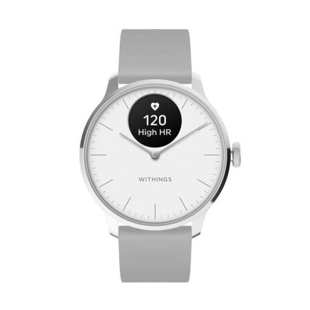 WITHINGS SCANWATCH LIGHT 37MM ΑΣΠΡΟWI3700546708343 Withings - Image 1