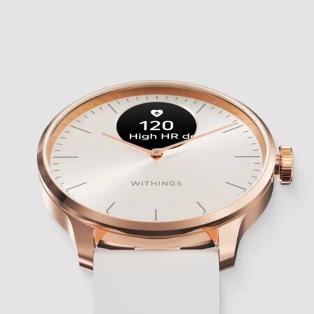 WITHINGS SCANWATCH LIGHT 37MM ΑΣΠΡΟ ΚΑΙ ROSE GOLDWI3700546708329 Withings - Image 3