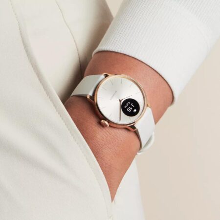 WITHINGS SCANWATCH LIGHT 37MM ΑΣΠΡΟ ΚΑΙ ROSE GOLDWI3700546708329 Withings - Image 2