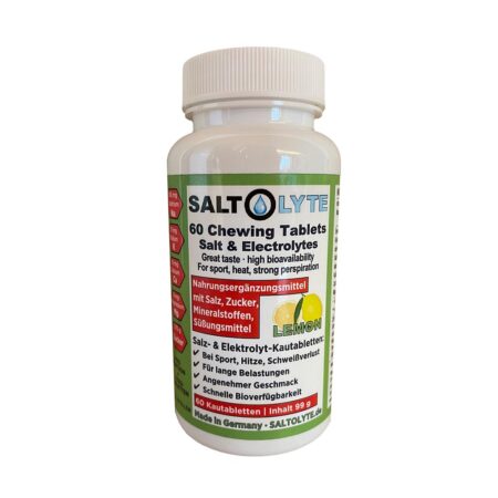 SALTOLYTE ΗΛΕΚΤΡΟΛΥΤΕΣ 60 ΜΑΣΩΜΕΝΕΣ ΤΑΜΠΛΕΤΕΣ ΛΕΜΟΝΙSAL7259 Saltolyte - Image 1