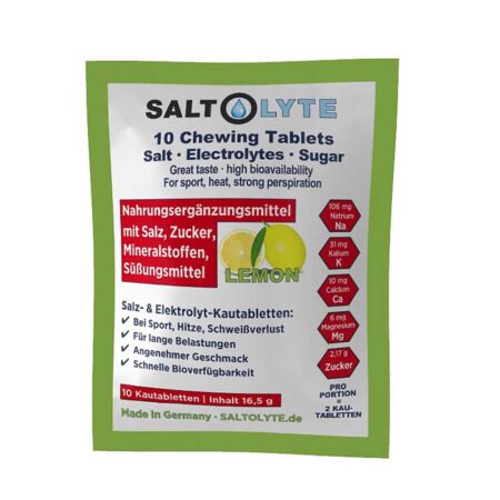 SALTOLYTE ΗΛΕΚΤΡΟΛΥΤΕΣ 10 ΜΑΣΩΜΕΝΕΣ ΤΑΜΠΛΕΤΕΣ ΛΕΜΟΝΙSAL7265 Saltolyte - Image 1