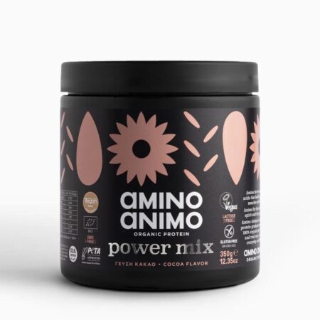 AMINO ANIMO ΣΚΟΝΗ ΠΡΩΤΕΪΝΗΣ POWER MIX COCOA 350GAMAN0010 Amino Animo - Image 2
