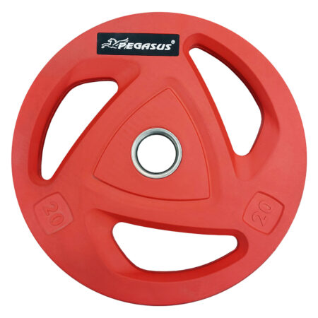 Ολυμπιακός Δίσκος με Λάστιχο 5,0kg (έγχρωμος) - Image 1